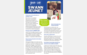 Portrait de Swan, apprenti aux métiers du sport et en alternance salarié à ChampaRugby