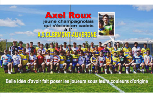 Axel ROUX formé à Champagnole Rugby, réussit à l'ASM
